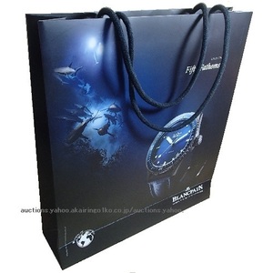 281/Blancpain Blancpain paper bag shopping bag shop paper bag shopa-/34×32×8/ wrapping gift / unused not for sale 