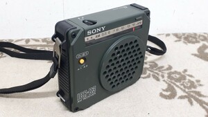 【動作確認済み】AMラジオ ソニー ICR-B3 AMレシーバー アナログ SONY マルチバッテリー 乾電池 昭和 レトロ 防災 八王子市 引き取りOK