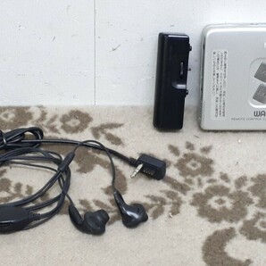 【通電確認済み】ポータブルカセットプレーヤー ソニー WM-EX633 ウォークマン ステレオ オーディオ SONY WALKMAN 銀 八王子市 引き取りOKの画像2