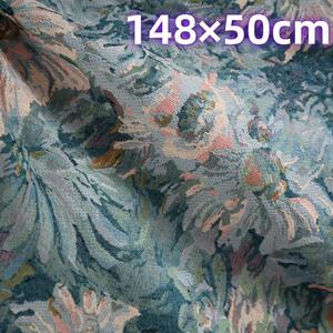 ゴブラン織り生地 ジャガード織り 油絵 お花柄 ボタニカル柄 J112A