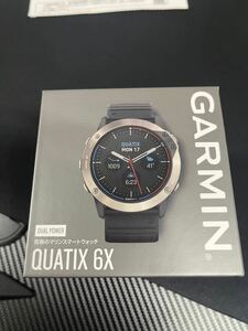  Garmin GARMIN smart watch Garmin Quatix 6X Dual Power Black new goods unused goods 