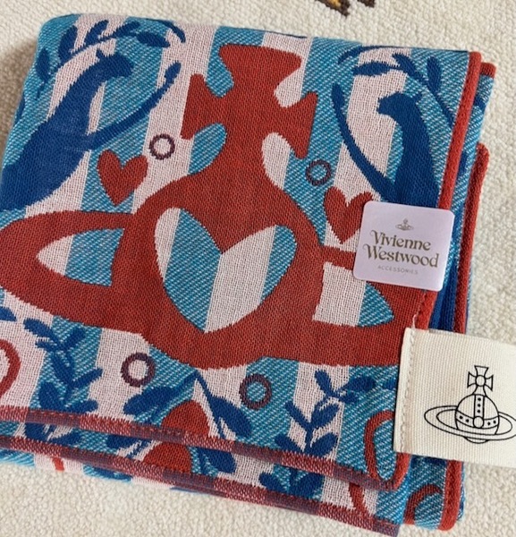 Vivienne Westwood ヴィヴィアンウエストウッド タオルハンカチ 多重ガーゼbr