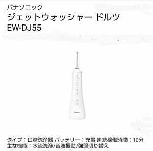 EW-DJ55 ジェットウォッシャー ドルツ 新品 未開封 Panasonic