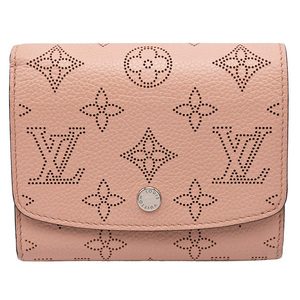 ルイヴィトン LOUIS VUITTON マヒナ ポルトフォイユ イリス コンパクト 二つ折り 財布 M62541 レザー マグノリア ピンク モノグラム 中古