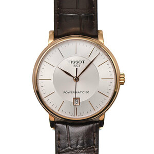 TISSOT ティソ T-クラシック カーソン プレミアム パワーマティック80 T122.407.36.031.00 自動巻 メンズ 紳士用 男性用 腕時計 中古