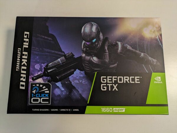 GG-GTX1660SP-E6GB/DF GeForce GALAKURO 玄人志向 GTX NVIDIA GAMINGシリーズ