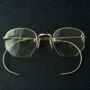 Beautiful Vintage eyeglasses American Art Craft USA Gold-platedの画像1
