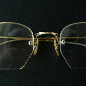 Beautiful Vintage eyeglasses American Art Craft USA Gold-platedの画像2