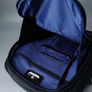 【定価9万/美品】TUMI トゥミ Alpha3 slim スリム バックパック 2603581DNVY3E バリスティックナイロン ネイビー 紺 リュック ビジネスの画像6