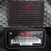 1円 TUMI トゥミ 22681ATH2 ノックス アルファ ブラボ Knox キャンバス バックパック グレー リュック ビジネス メンズ 大容量 多収納_画像10