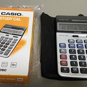 未使用 CASIO カシオ AZ-20SC STUDY CAL 電卓 電池＆ソーラー 12桁の画像2