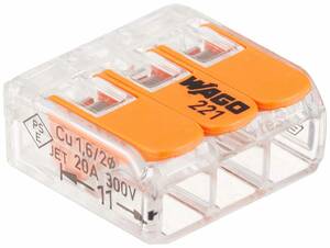 WFR-3 2 piece one touch connector WAGOwago Japan new goods postage included C03