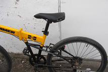 HUMMER ハマー 26インチ 折りたたみ自転車 黄色 茅ヶ崎市引取限定_画像7