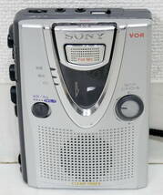 ▲(R604-I105) 現状品 SONY ソニー TCM-400 ポータブルカセットテープレコーダー 通電OK_画像2