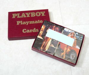 ▼送料180円(R604-B11)未使用 デッドストック PLAYBOY プレイボーイ PLAYMATE プレイメイト CARDSトランプカード 箱入り２個入り