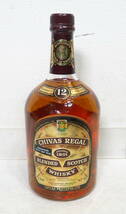 ▲(R604-B40)古酒 未開栓 CHIVAS REGAL シーバス リーガル ブレンド スコッチ ウイスキー 12年 1000ml 1L 43%_画像2