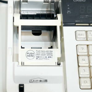 ▲(R604-B63)通電OK CASIO カシオ 電子レジスター SE-G2-WE 店舗 Registerの画像3