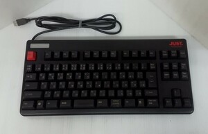 Topre　東プレ　メタニカルキーボード　REALFOROE　ｅスポーツ　ジャストシステム　USB　NG11JO　日本製　ブラック　黒　ゲーム　91U　①