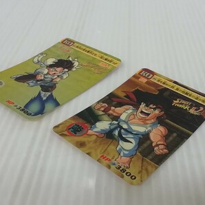 当時物 ストリートファイター STREET FIGHTERⅡ カードダス トレーディングカード キラカード 50枚〜 チュン・リー RYU BANDAIの画像6