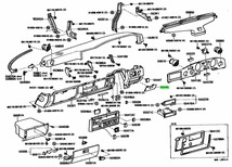 新品未使用 トヨタ純正 60 ランドクルーザー ランクル ヒューズボックス カバー TOYOTA LAND CRUISER Genuine Cover Fuse Box Opening JDM_画像2