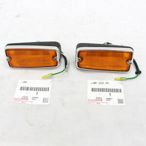 新品 トヨタ純正 40 ランドクルーザー ランクル サイドウインカー 左右セット Toyota Genuine Land Cruiser Side Turn Signal Lamp RH LH