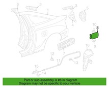 新品未使用 トヨタ純正 ZZT230 ZZT231 セリカ 給油口 カバー フューエル タンク TOYOTA Genuine CELICA Fuel Gas Tank Lid Assembly JDM_画像2