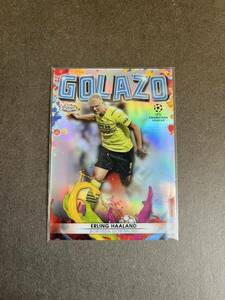 Topps chrome soccer 2022 ERLING HAALAND GOLAZO G-1