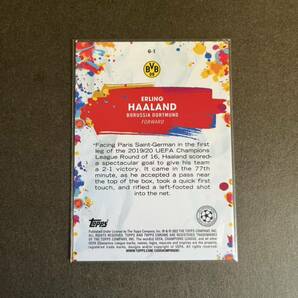 Topps chrome soccer 2022 ERLING HAALAND GOLAZO G-1の画像2