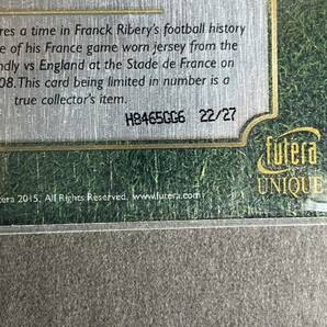 futera unique soccer 2015 FRANCK RIBERY Jersey cardの画像3