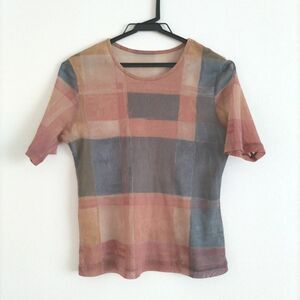 vernice fresca シアーTシャツ　カットソー　タンクトップ　ナイロン