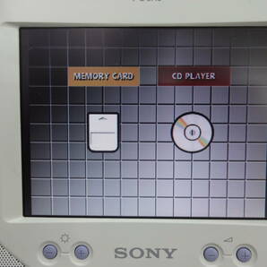 ★6274 通電しますが難あり SONY PSone SCPH-100 LCDモニター SCPH-130 ジャンク扱いの画像4