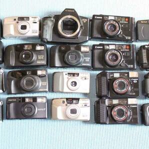 [tb94]カメラ まとめ 20台 PENTAX ESPIO 140M SUPER 928 115M 115 80 70 S3 ME canon Autoboy 2 AF35M EOS RT FUJI K-28 HD-M cameraの画像1