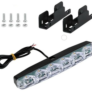 シーケンシャルウインカー 流れる ウインカー 6LED DC12V 汎用 LED デイライト の画像3