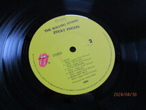 LP ジッパージャケット・THE　ROLLING　STONES　/ STICKY FINGERS ステイッキー　フィンガーズ　ESS-63001　STEREO　YKK　　試聴済_画像9