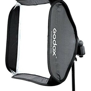 1円スタート 訳有 Godox ソフトボックス 60x60cm 折りたたみ フォトスタジオ用 多機能 快速収納 ライトテント ストロボ フラッシュ D01699の画像1