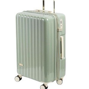 1円スタ－ト 訳有 Spyplan スーツケース 拡張機能付き キャリーケース 超軽量 大容量 可愛い 旅行 Lサイズ 90L-110L ライトグリーン Y0681の画像1