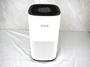 1円スタート AIRTOK 空気清浄機 30畳 チャイルドロック機能 タイマー機能 ナイトライト 風量調節可 置き型 花粉対策 ホワイト D00848