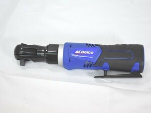 1円スタート 訳有 ACDelco ラチェットレンチ G12 10.8V 充電式 3/8” 9.53mm 最大トルク60Nm 正逆転切替 LED付 工具 ブルー A06501