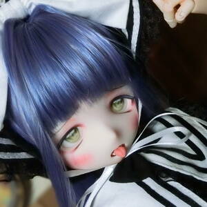 Art hand Auction 《Hula》DDH-01 SW Custom head + eyes + wig + tongue parts, doll, character doll, dollfie dream, parts