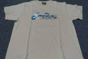 ** ultra rare MICHELINmishula guide car guide limitation T-shirt high quality light brown M size **