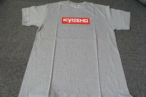 ** ultra rare KYOSHO Kyosho Logo T-shirt not yet have on goods gray L**