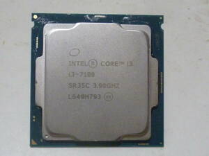 * INTEL Core i3-7100 3.90GHz operation verification settled junk treatment 