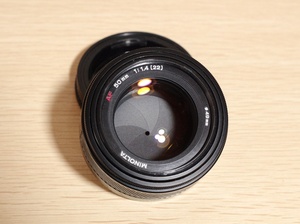 ミノルタ AF 50mm F1.4 （ジャンク品）