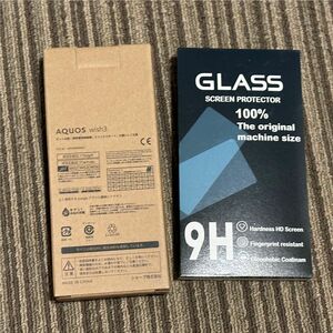 Aquos wish3 カバー&ケース付き SIMフリー