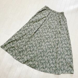 3898☆ URBAN RESEARCH DOORS ボトムス スカート ロングスカート フレアスカート レディース F 花柄