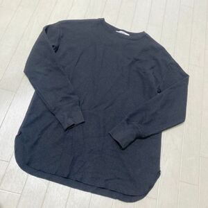 3909☆ relume JOURNAL STANDARD トップス 長袖Tシャツ クルーネック サーマル レディース F ブラック