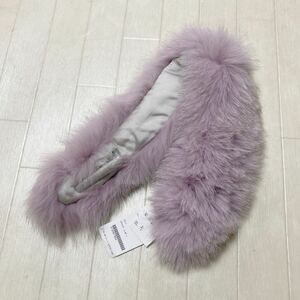 3902* bronze small articles fur tippet casual fox fur real fur lady's purple 