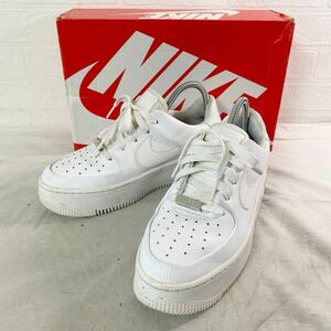 3918☆ NIKE ナイキ AIR FORCE 1 エアフォースワン シューズ 靴 スニーカー レディース 23 ホワイト 箱付き