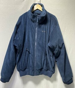 ▽Columbia コロンビア ジャケット Sサイズ メンズ コーデュロイ素材 ネイビー系 中古▽011153