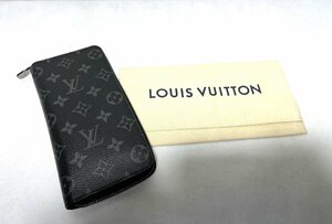 ▽LOUIS VUITTON ルイ・ヴィトン モノグラム・エクリプス 長財布 ジッピーウォレット ヴェルティカル M62295 ICチップ 中古▽011047